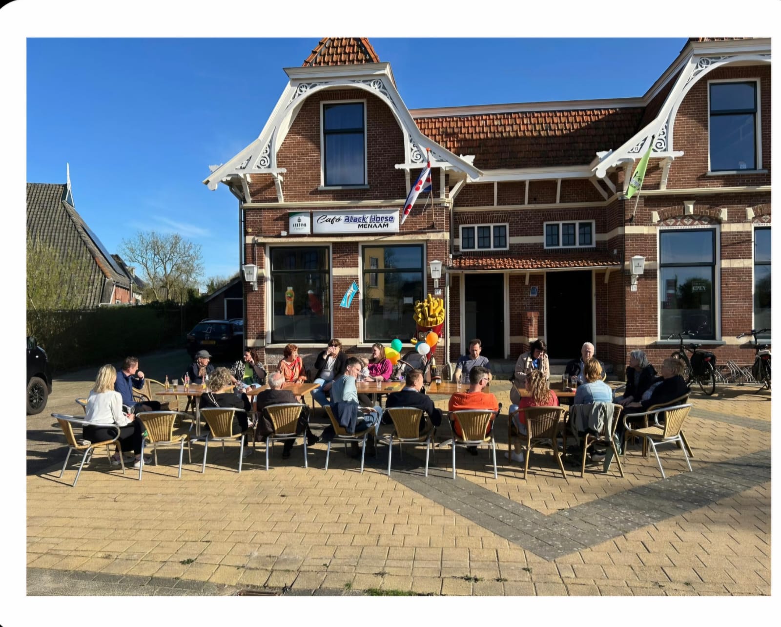 Black Horse café sfeer